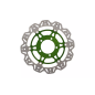 Tarcza hamulcowa EBC pływająca przednia VR 4155 GRN zielone mocowanie zielone Tarcza hamulcowa EBC pływająca przednia VR 4155 GRN zielone mocowanie zielone