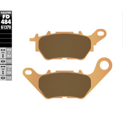 GALFER KLOCKI HAMULCOWE KH662 SPIEK METALICZNY STREET YAMAHA YZF-R25 '15-'20, YZF-R3 '15-'25, MT-03 '16-'25