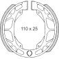 BRENTA SZCZĘKI HAMULCOWE DAELIM / HONDA / KYMCO / PEUGEOT / SYM (110x25mm) (FT 01200) BRENTA SZCZĘKI HAMULCOWE DAELIM / HONDA / KYMCO / PEUGEOT / SYM (110x25mm) (FT 01200)