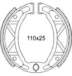 BRENTA SZCZĘKI HAMULCOWE SH503 YAMAHA CYGNUS 125 '95-'02, NEOS 50 '97-'09, SR 125 '82-'02, TT 225 '86-'04