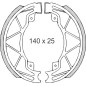 BRENTA SZCZĘKI HAMULCOWE DERBI25/50/125/150 PIAGGIO50/125/180 VESPA 50/125 (140x25mm) (FT 0300)