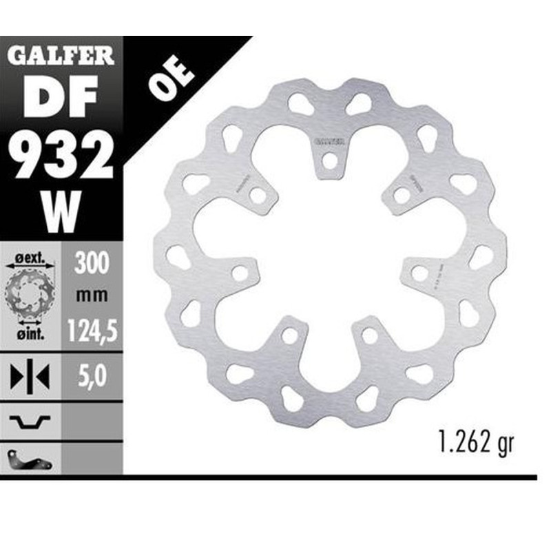 GALFER TARCZA HAMULCOWA PRZÓD HARLEY-DAVIDSON (300X124,5X5) (KOŁO HARLEY DAVIDSON CHISER LUB SLICER '09-'18) GALFER TARCZA HAMULCOWA PRZÓD HARLEY-DAVIDSON (300X124,5X5) (KOŁO HARLEY DAVIDSON CHISER LUB SLICER '09-'18)