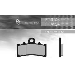 BRENTA KLOCKI HAMULCOWE KH606 KTM DUKE 125/200/390 '11-'16 PRZÓD (FT 3154)