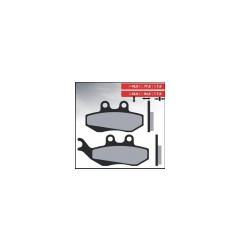 BRENTA KLOCKI HAMULCOWE KH194 SPIEK METALICZNY (ZŁOTE) (FT 4017)