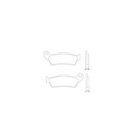 BRENTA KLOCKI HAMULCOWE KH181 SPIEK METALICZNY (ZŁOTE) BREMBO PRZÓD KTM (FT 4027)