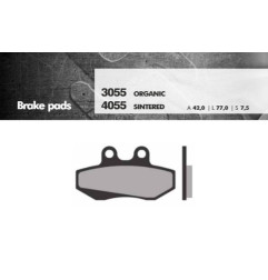 BRENTA KLOCKI HAMULCOWE KH167 SPIEK METALICZNY (ZŁOTE) (FT 4055)