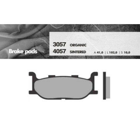 BRENTA KLOCKI HAMULCOWE KH179 SPIEK METALICZNY (ZŁOTE) (FT 4057)