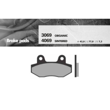 BRENTA KLOCKI HAMULCOWE KH86 SPIEK METALICZNY (ZŁOTE) (FT 4069)