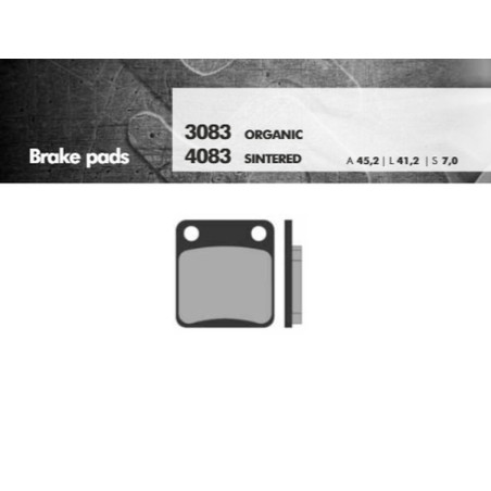 BRENTA KLOCKI HAMULCOWE KH54 / KH257 SPIEK METALICZNY (ZŁOTE) (FT 4083)