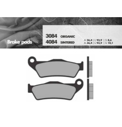 BRENTA KLOCKI HAMULCOWE KH363 SPIEK METALICZNY (ZŁOTE) BMW TYŁ (FT 4084)