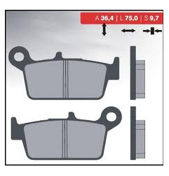 BRENTA KLOCKI HAMULCOWE KH131 SPIEK METALICZNY (ZŁOTE) (FT 4087)
