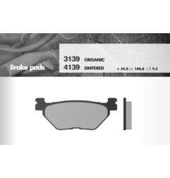 BRENTA KLOCKI HAMULCOWE KH319/2 SPIEK METALICZNY (ZŁOTE) (FT 4139)