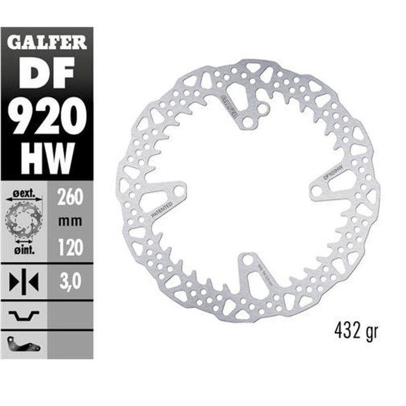 GALFER TARCZA HAMULCOWA PRZÓD SHERCO SE 125 '21-'24; 250SE/SEF '14-'24; 300SE/SEF '14-'24; 450SEF '15-'24 SHARK ENDURO GALFER TARCZA HAMULCOWA PRZÓD SHERCO SE 125 '21-'24; 250SE/SEF '14-'24; 300SE/SEF '14-'24; 450SEF '15-'24 SHARK ENDURO
