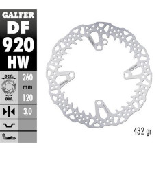 GALFER TARCZA HAMULCOWA PRZÓD SHERCO SE 125 '21-'24; 250SE/SEF '14-'24; 300SE/SEF '14-'24; 450SEF '15-'24 SHARK ENDURO
