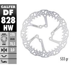 GALFER TARCZA HAMULCOWA PRZÓD TM EN/MX/SMR/SMX 125/144/250/300/400/450/530 '00-'24 (270X70,5X3MM) SHARK ENDURO MX
