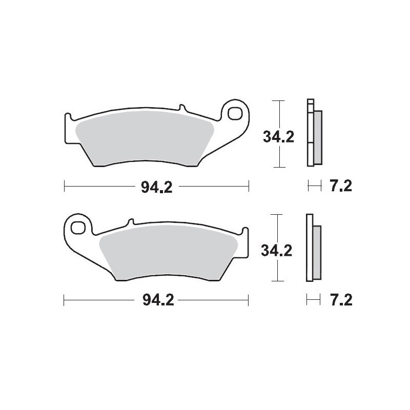 MOTO-MASTER KLOCKI HAMULCOWE KH185 / KH389 SINTER METAL OEM: 11 BETA RR 2T 125/200 '19-, RR 2T 250/300 '13 MOTO-MASTER KLOCKI HAMULCOWE KH185 / KH389 SINTER METAL OEM: 11 BETA RR 2T 125/200 '19-, RR 2T 250/300 '13