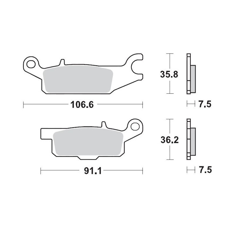 MOTO-MASTER KLOCKI HAMULCOWE KH443 SINTER METAL OEM: 11 (SINTERPRO RACING) YAMAHA: YFM 700 GRIZZLY PRZÓD-LEWY MOTO-MASTER KLOCKI HAMULCOWE KH443 SINTER METAL OEM: 11 (SINTERPRO RACING) YAMAHA: YFM 700 GRIZZLY PRZÓD-LEWY