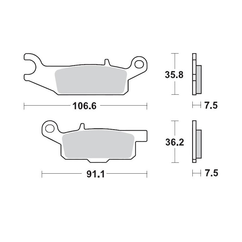 MOTO-MASTER KLOCKI HAMULCOWE KH444 SINTER METAL OEM: 11 (SINTERPRO RACING) YAMAHA: YFM 700 GRIZZLY PRZÓD-PRAWY MOTO-MASTER KLOCKI HAMULCOWE KH444 SINTER METAL OEM: 11 (SINTERPRO RACING) YAMAHA: YFM 700 GRIZZLY PRZÓD-PRAWY