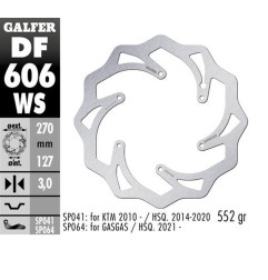 GALFER TARCZA HAMULCOWA PRZÓD KTM SX/EX, HUSABERG,HUSQVARNA,GAS GAS WAVE (270X127X3MM)
