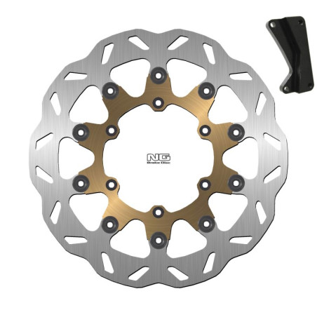 NG TARCZA HAMULCOWA Z ADAPTEREM 320MM OVERSIZE SM SUZUKI DR-Z 250 / 400 '00-'09, RM 125 / 250 '96-'10