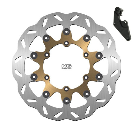 NG TARCZA HAMULCOWA Z ADAPTEREM OVERSIZE SM 320MM YAMAHA YZ 125 / 250 '08-'18, YZF 250 '07-'16, YZF 450 '08-'15