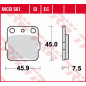 TRW ZF KLOCKI HAMULCOWE KH84 ORGANIC SUZUKI DR 800 88-90, YAMAHA YFZ 450 04-20, TYŁ