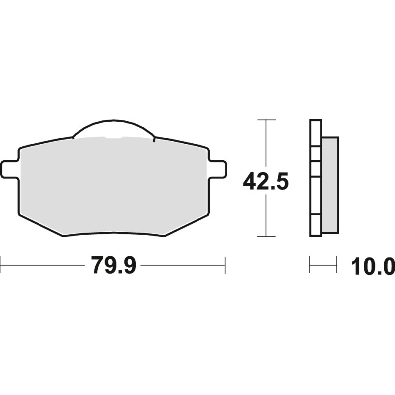 TRW ZF KLOCKI HAMULCOWE KH136 ORGANIC YAMAHA XV 535 VIRAGO 88-94, PRZÓD TRW ZF KLOCKI HAMULCOWE KH136 ORGANIC YAMAHA XV 535 VIRAGO 88-94, PRZÓD