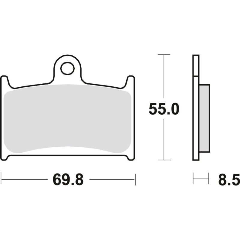 TRW ZF KLOCKI HAMULCOWE KH145 KH236 ORGANIC SUZUKI GSXR 750 88-93, GSXR 1100 89-92, TRIUMPH DAYTONA 955 96-06 TRW ZF KLOCKI HAMULCOWE KH145 KH236 ORGANIC SUZUKI GSXR 750 88-93, GSXR 1100 89-92, TRIUMPH DAYTONA 955 96-06