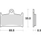 TRW ZF KLOCKI HAMULCOWE KH145 KH236 ORGANIC SUZUKI GSXR 750 88-93, GSXR 1100 89-92, TRIUMPH DAYTONA 955 96-06 TRW ZF KLOCKI HAMULCOWE KH145 KH236 ORGANIC SUZUKI GSXR 750 88-93, GSXR 1100 89-92, TRIUMPH DAYTONA 955 96-06
