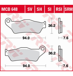 TRW ZF KLOCKI HAMULCOWE KH181 SINTER STREET BMW R 1200 HP2 04-10 R-NINE T '13-, K 1300 GT 09-15, KTM EXC 525 03-07