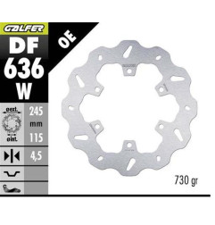 GALFER TARCZA HAMULCOWA TYŁ DUCATI 350/400/600/620/750/800/851/888/ 900/907/959 '89-; MONSTER