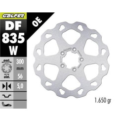 GALFER TARCZA HAMULCOWA PRZÓD HARLEY-DAVIDSON (300X56X5) (W FIXED)