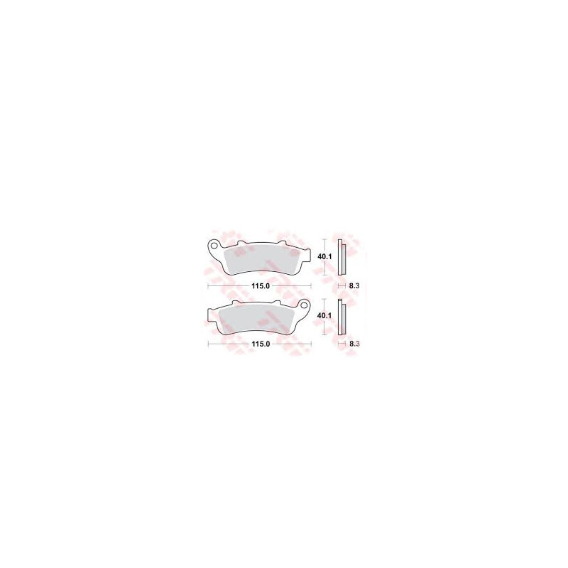 TRW ZF KLOCKI HAMULCOWE KH261 KH281 SINTER STREET HONDA NT 650 V 02-05, VFR 800 98-05, XL 1000 V 99-03 STX 1300 02-08