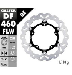 GALFER TARCZA HAMULCOWA PRZÓD YAMAHA MT-03 '16-, YZF R3/R25 '15- (298MM) PŁYWAJĄCA WAVE