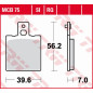 TRW ZF KLOCKI HAMULCOWE KH47 ORGANIC APRILIA AF-1 / ET 50 87-90, AF-1 125 88-92, RS 250 95-02, YAMAHA SZR 660 95-98, TYŁ TRW ZF KLOCKI HAMULCOWE KH47 ORGANIC APRILIA AF-1 / ET 50 87-90, AF-1 125 88-92, RS 250 95-02, YAMAHA SZR 660 95-98, TYŁ