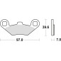 TRW ZF KLOCKI HAMULCOWE KH159 SINTER OFFROAD POLARIS SPORTSMAN 400 98-, SCRAMBLER 500 01-10, SPORTSMAN 700 / 800 07-09 TRW ZF KLOCKI HAMULCOWE KH159 SINTER OFFROAD POLARIS SPORTSMAN 400 98-, SCRAMBLER 500 01-10, SPORTSMAN 700 / 800 07-09