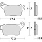 TRW ZF KLOCKI HAMULCOWE KH436 SINTER CB 600 HORNET 07-15, CBR 600 RR 07-16, CBR 1000 FIREBLADE 06-19 TRW ZF KLOCKI HAMULCOWE KH436 SINTER CB 600 HORNET 07-15, CBR 600 RR 07-16, CBR 1000 FIREBLADE 06-19