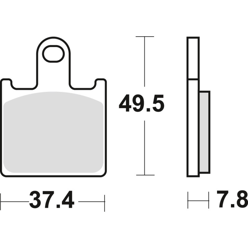 TRW ZF KLOCKI HAMULCOWE KH417 SINTER STREET KAWASAKI ZX6R 07-16, Z 750 11-14, PRZÓD