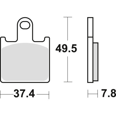 TRW ZF KLOCKI HAMULCOWE KH417 SINTER STREET KAWASAKI ZX6R 07-16, Z 750 11-14, PRZÓD