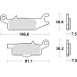 TRW ZF KLOCKI HAMULCOWE KH443 SINTER OFFROAD YAMAHA RAPTOR YFM 250 08-20, GRIZZLY YFM 550 09-20, GRIZZLY YFM 700 07-20 TRW ZF KLOCKI HAMULCOWE KH443 SINTER OFFROAD YAMAHA RAPTOR YFM 250 08-20, GRIZZLY YFM 550 09-20, GRIZZLY YFM 700 07-20