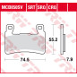 TRW ZF KLOCKI HAMULCOWE KH265/296 SINTER STREET KAWASAKI ZX-6R 636 NINJA 13-15, ZX-6R 636 NINJA 16-17