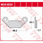 TRW ZF KLOCKI HAMULCOWE KH475 SINTER OFFROAD POLARIS SPORTSMAN 500 08-, SPORTSMAN 850 15-, FOREST / SCRAMBLER 1000 15
