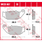 TRW ZF KLOCKI HAMULCOWE KH629 SINTER HONDA CB 125 R / 300 R 18-, CRF 250 L 13-17, SUZUKI GSX-R / S 18-, TYŁ TRW ZF KLOCKI HAMULCOWE KH629 SINTER HONDA CB 125 R / 300 R 18-, CRF 250 L 13-17, SUZUKI GSX-R / S 18-, TYŁ
