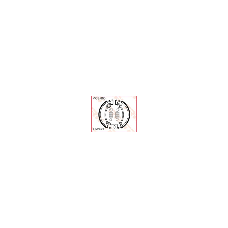 TRW ZF SZCZĘKI HAMULCOWE (130X30MM) (H318)