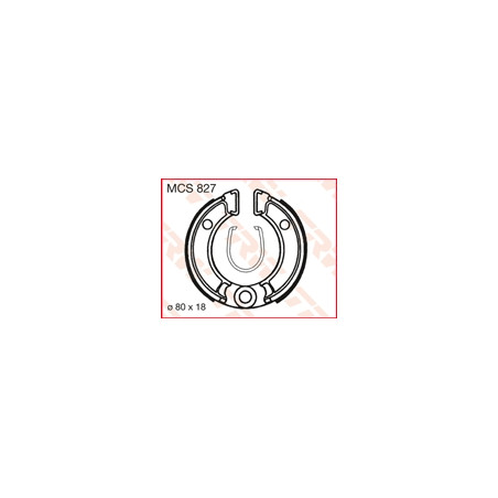 TRW ZF SZCZĘKI HAMULCOWE (80X18MM) (H301) (PROMOCJA)