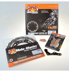 MOTO-MASTER ZESTAW HAMULCOWY DO KTM `08-'24, HUSQVARNA '14-'24 ZAWIERA :TARCZA PŁYWAJĄCA 270MM