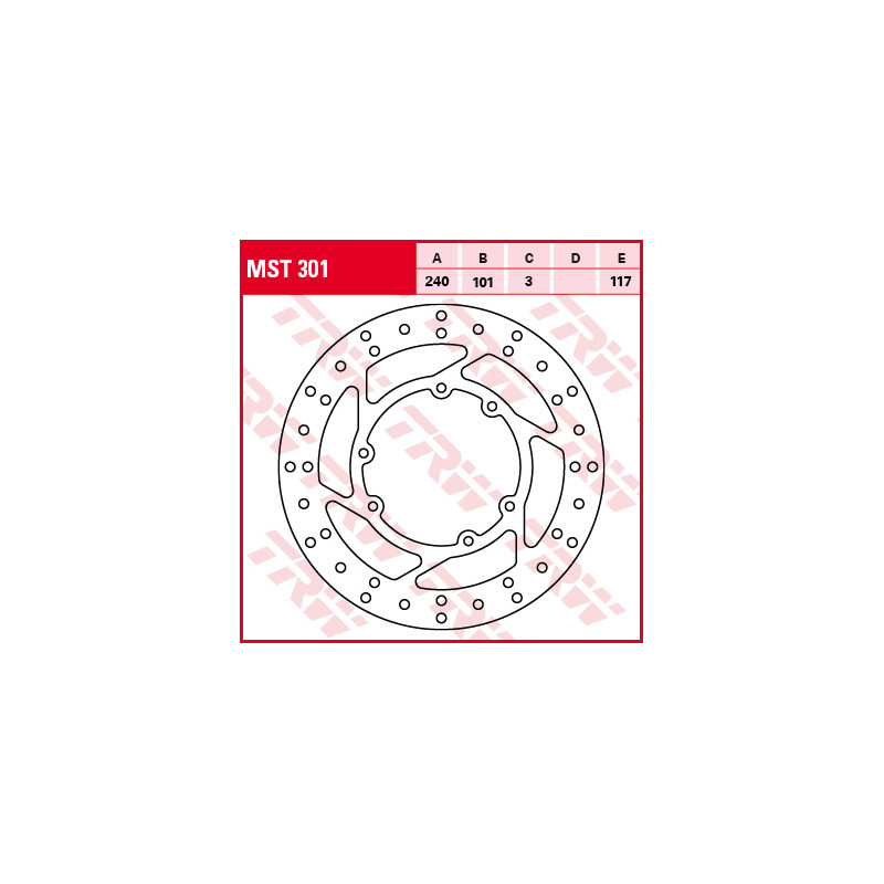 TRW ZF TARCZA HAMULCOWA PRZÓD HONDA CR 125 / 250 95-07, CRF 250 / 450 R / X 04-17 (PROMOCJA)