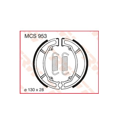 TRW ZF SZCZĘKI HAMULCOWE (130X28MM) (Y506)