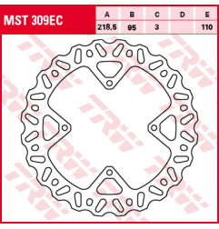 TRW ZF TARCZA HAMULCOWA PRZÓD KTM SX 85 03-11