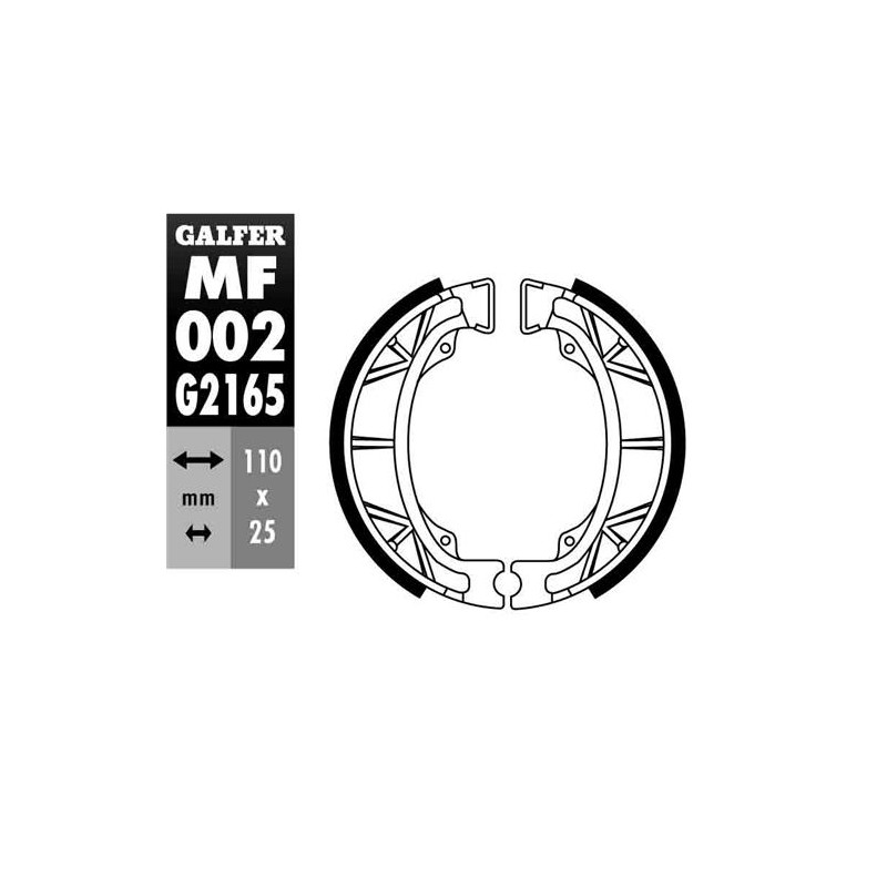 GALFER SZCZĘKI HAMULCOWE TYŁ/PRZÓD HONDA BALI 50/100 '95-, CG 125 '80-'03, MONKEY 50 '88-, MTX 125 '86-'90 GALFER SZCZĘKI HAMULCOWE TYŁ/PRZÓD HONDA BALI 50/100 '95-, CG 125 '80-'03, MONKEY 50 '88-, MTX 125 '86-'90